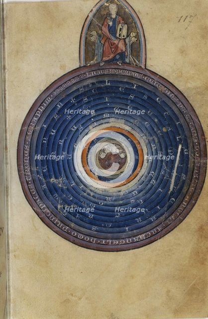 Miniature from the L'Image du Monde by Gossuin de Metz, 13th century. Creator: Anonymous.
