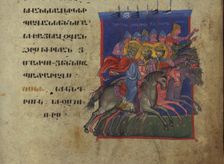Miniature from the Toros Roslin Gospels, 1262