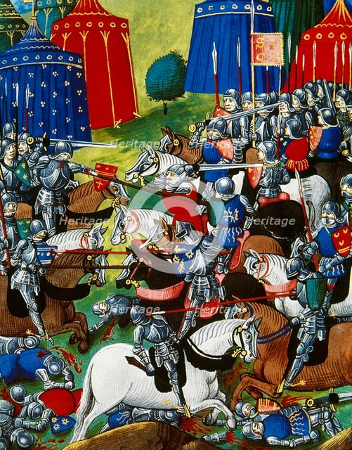 Miniature from Trois Decades, Conde Museum, Chateau of Chantilly, France, 15th century (1992). Creator: Unknown.