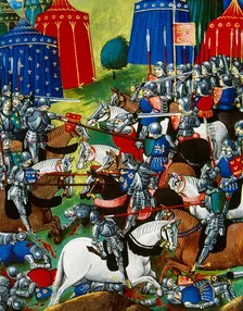 Miniature from Trois Decades, Conde Museum, Chateau of Chantilly, France, 15th century (1992). Creator: Unknown