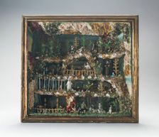 Miniature Grotto, France, Early 18th century. Creator: Verres de Nevers