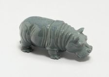 Miniature Hippopotamus, Saint Petersburg, c. 1890/00. Creator: Fabergé Workshop