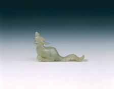 Miniature jade phoenix, Tang dynasty, China, 618-906. Creator: Unknown