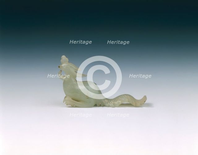 Miniature jade phoenix, Tang dynasty, China, 618-906. Creator: Unknown.