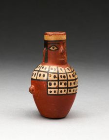 Miniature Jar in the Form of a Figure Wearing a Tunic, A.D. 600/1000. Creator: Unknown