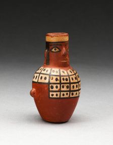 Miniature Jar in the Form of a Figure Wearing a Tunic, A.D. 600/1000. Creator: Unknown