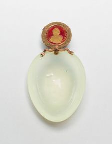 Miniature Kovsh, Moscow, c. 1900. Creator: Fabergé Workshop