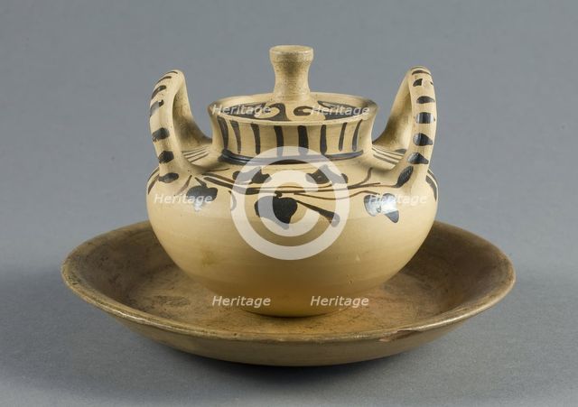 Miniature Pyxis (Container for Personal Objects), 300-270 BCE. Creator: Unknown.