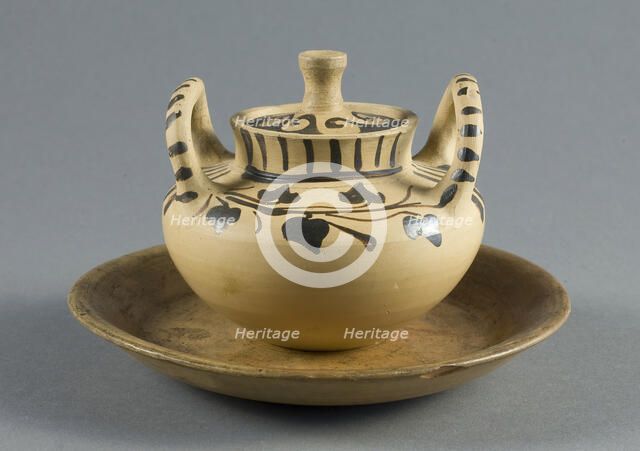 Miniature Pyxis (Container for Personal Objects), 300-270 BCE. Creator: Unknown.