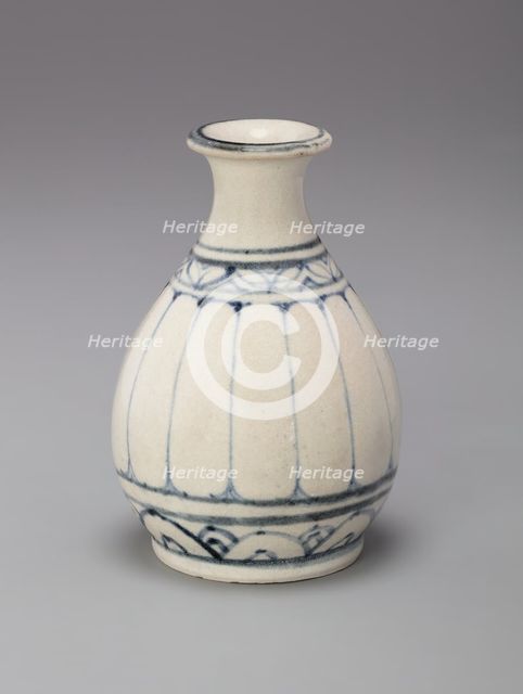 Miniature Pear-Shaped (Yuhuchun) Bottle, Late 15th/early 16th century. Creator: Unknown.