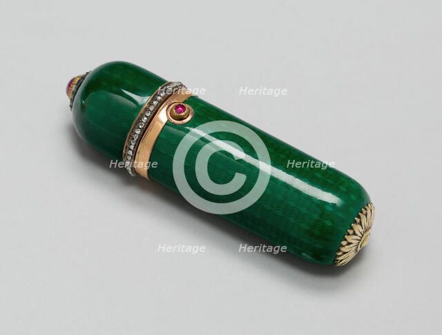 Miniature Perfume Bottle, Saint Petersburg, Late 19th century. Creator: Fabergé Workshop.