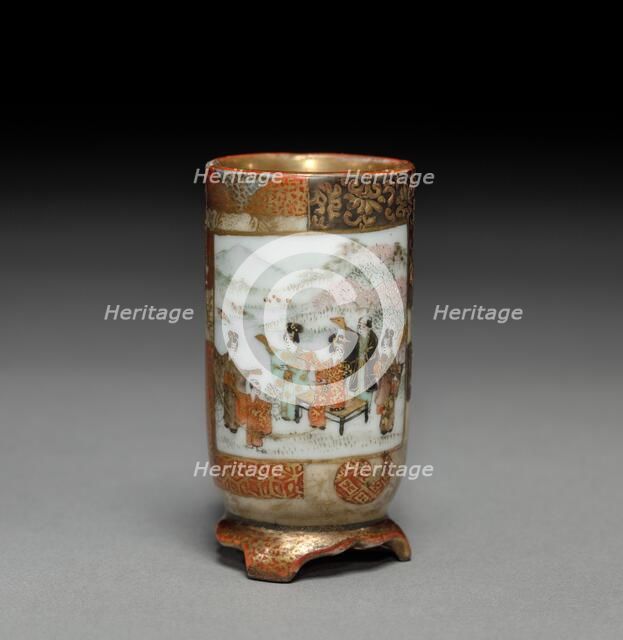 Miniature Porcelain Vase , 1800's. Creator: Unknown.