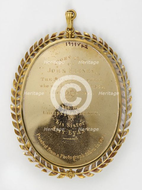 Miniature Portrait of John Feeney, 1907.  Creator: Allen Edward Everitt.