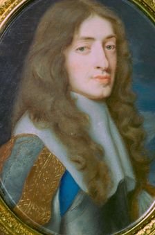 Miniature portrait of King James II of England as the Duke of York. Creator: Samuel Cooper