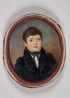 Miniature portrait of William Hooper, 1800-1899. Creator: Unknown
