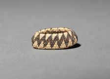 Miniature Rhomboidal Basket, late 1800s-early 1900s. Creator: Unknown