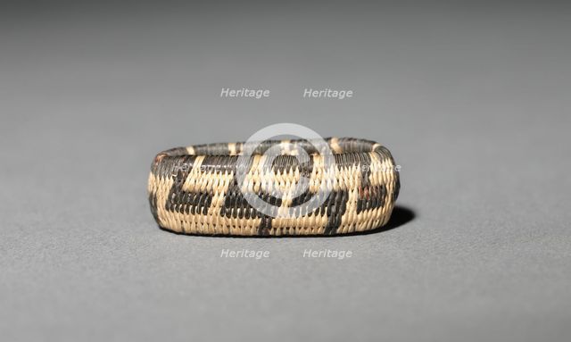 Miniature Rhomboidal Basket, late 1800s-early 1900s. Creator: Unknown.