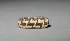 Miniature Rhomboidal Basket, late 1800s-early 1900s. Creator: Unknown