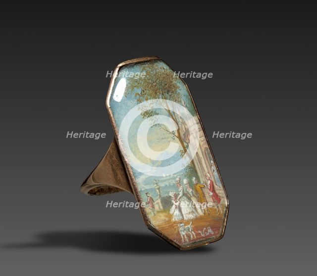 Miniature Ring, 1800s. Creator: Unknown.
