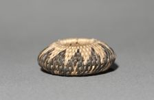 Miniature Round Basket, late 1800s-early 1900s. Creator: Unknown