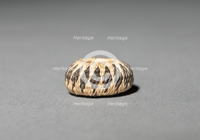 Miniature Round Basket, late 1800s-early 1900s. Creator: Unknown.