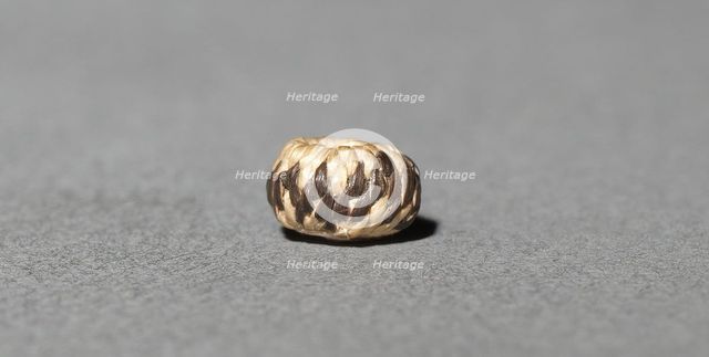Miniature Round Basket, late 1800s-early 1900s. Creator: Unknown.