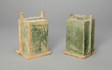 Miniature Stacked Boxes Simulating Food Containers (Mingqi), Ming dynasty (1368-1644). Creator: Unknown