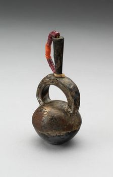 Miniature Stirrup-Spout Vessel, A.D. 1100/1470. Creator: Unknown