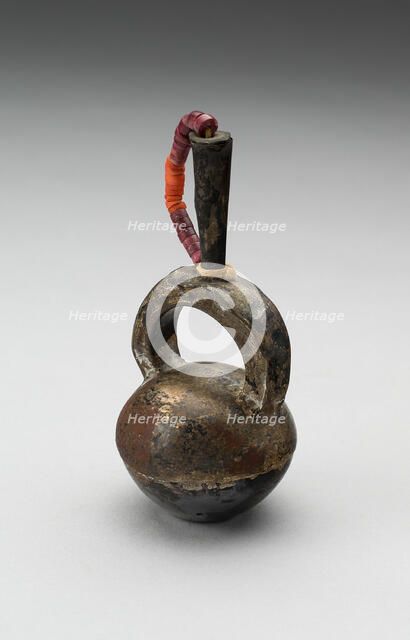 Miniature Stirrup-Spout Vessel, A.D. 1100/1470. Creator: Unknown.