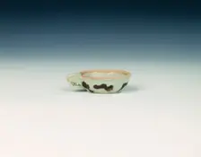 Miniature spouted qingbai bowl, Yuan dynasty, China, 14th century. Creator: Unknown