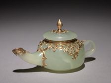 Miniature Teapot, before 1896. Creator: House of Fabergé (Russian, 1842-1918); Mikhail Evlampievich Perkhin (Russian, 1860-1903)