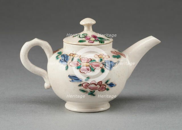 Miniature Teapot, Staffordshire, 1760/69. Creator: Staffordshire Potteries.