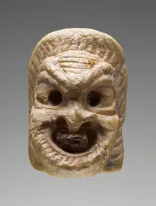 Miniature Theatrical Mask, 2nd century A.D. Creator: Unknown