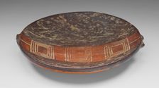 Miniature Tray with Geometric Pattern, A.D. 1450/1532. Creator: Unknown