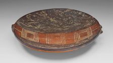 Miniature Tray with Geometric Pattern, A.D. 1450/1532. Creator: Unknown