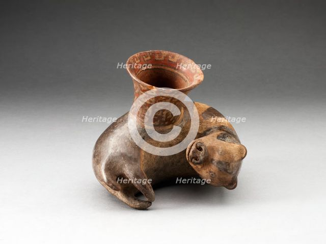 Miniature Vessel in the Form of a Reclinging Animal, A.D. 1450/1532. Creator: Unknown.