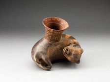 Miniature Vessel in the Form of a Reclinging Animal, A.D. 1450/1532. Creator: Unknown