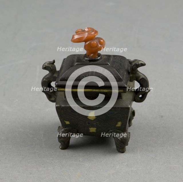Miniature Vessel, Ming dynasty (1368-1644) or Qing dynasty (1644-1911). Creator: Unknown.