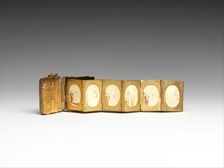 [Miniature Wedding Album of General Tom Thumb and Lavinia Warren], ca. 1863. Creator: Mathew Brady