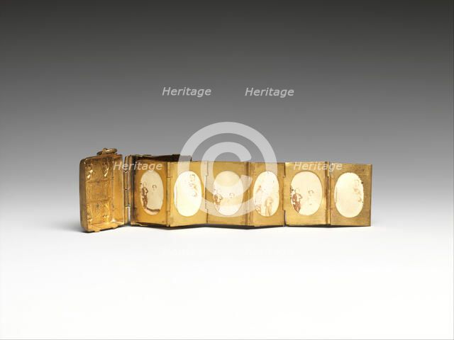 [Miniature Wedding Album of General Tom Thumb and Lavinia Warren], ca. 1863. Creator: Mathew Brady.