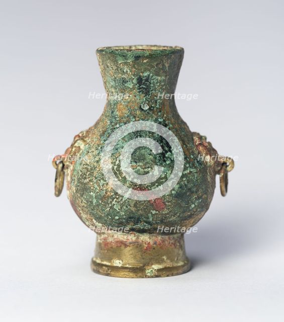 Miniature Wine Jar (Hu), Tang dynasty (618-906), 8th century. Creator: Unknown.