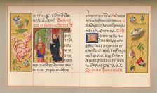 Miniature with floral borders, (1849). Creator: Kellerhoven