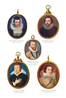 Miniatures of the Elizabethan Period (Victoria and Albert Museum.) c1580-1610, (1903)