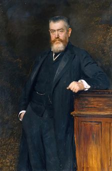 Minister of Education Dr. Gustav Marchet, 1911. Creator: Viktor Stauffer