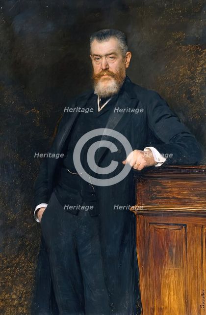 Minister of Education Dr. Gustav Marchet, 1911. Creator: Viktor Stauffer.