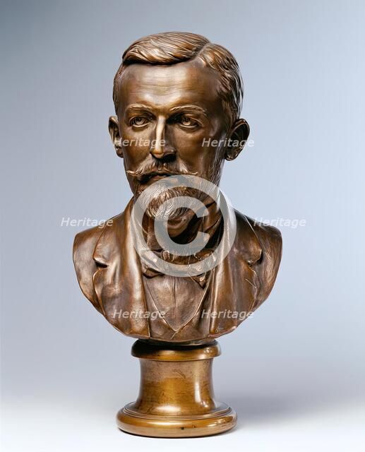 Ministerial Secretary Dr. Josef Ritter von Zumbusch, the artist's second son, 1897. Creator: Kaspar Clemens Zumbusch.