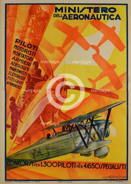 Ministero dell'Aeronautica, 1934. Creator: Francisi; Raffaele (1901-1945).