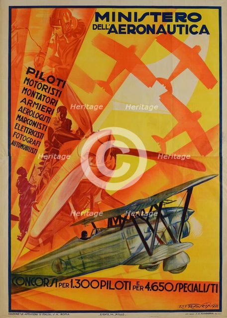 Ministero dell'Aeronautica, 1934. Creator: Francisi; Raffaele (1901-1945).