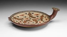 Minitature Tray Depicting Suche Fish and Peppers, A.D. 1450/1532. Creator: Unknown