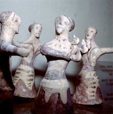 Minoan Sacred Dance Palaikastro, Eastern Crete, Post-Palatial Period, c1400BC- c1100 BC